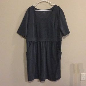 Dark Grey Merona Dress w/ Pockets